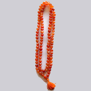 Manufacturers Exporters and Wholesale Suppliers of Carnelion Mala Rishikesh Uttarakhand